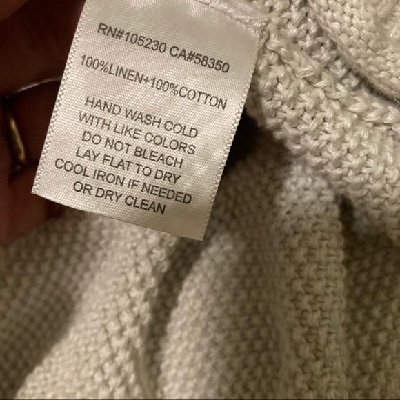 - Soft Joie Linen-cotton knit cardigan sweater - Picture 7 of 7